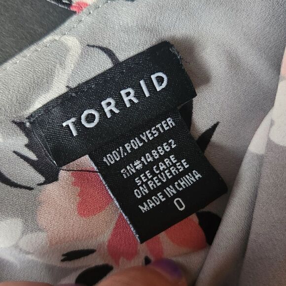 Torrid Floral Tank Blouse - Picture 5 of 8